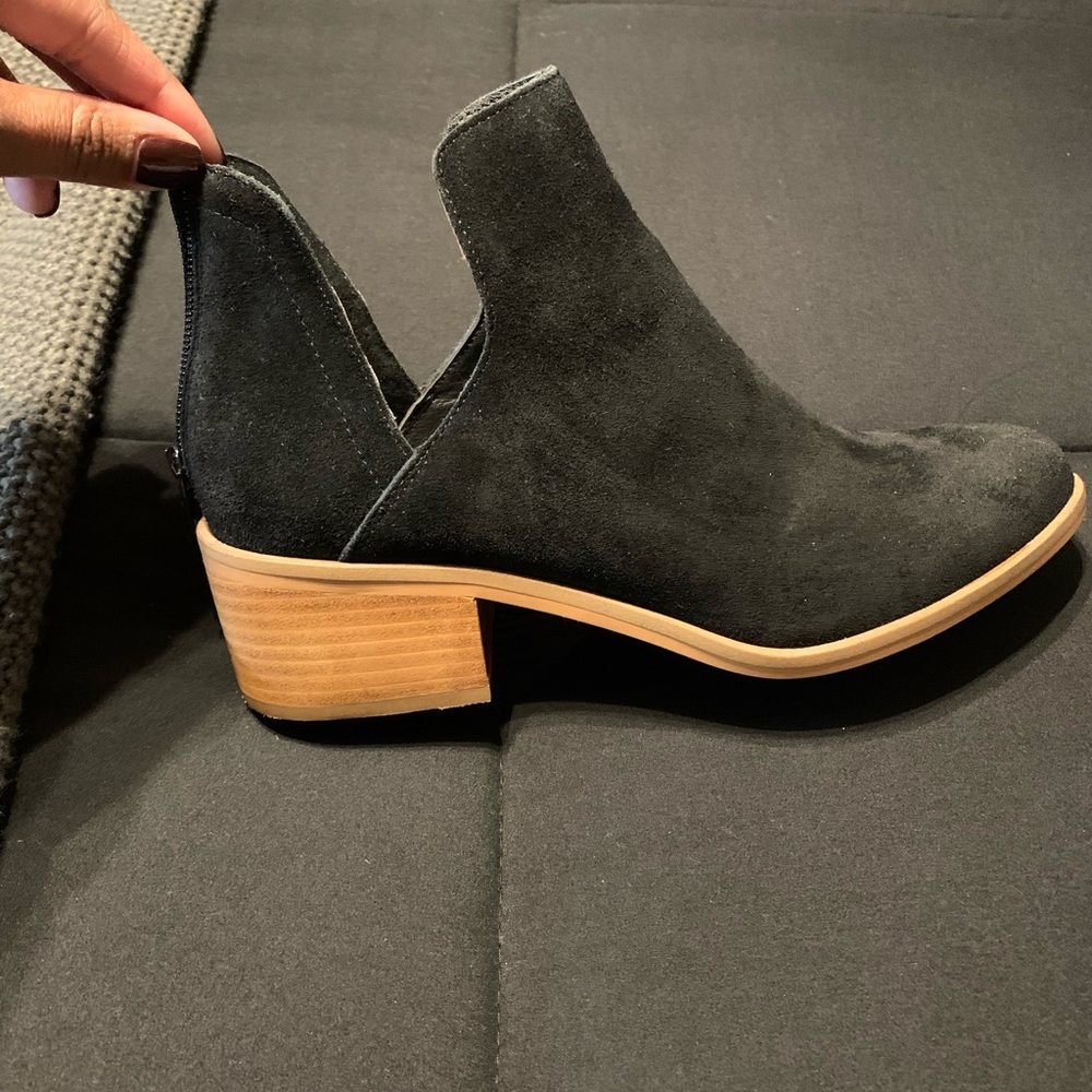 Steve Madden Lancaster black suede boots